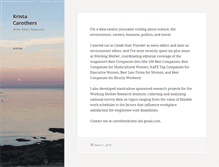 Tablet Screenshot of kristacarothers.com